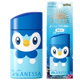 ANESSA Perfect UV Skin Care Milk, NA, Pokemon Collaboration Limited Package (Released April 25), Fruity Floral Scent, 2.0 fl oz (60 ml)