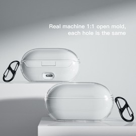 Lemxiee Cover for Beats Solo Buds Case,Transparent flexible TPU Case for Beats Solo Buds