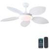Wiviniya Ceiling Fans with Lights and Remote/APP Control, 48 Inch