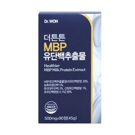 Dr. One (현대Hmall)닥터원 더튼튼 MBP 유단백추출물 500mg 90정 1개 단백질보충 뼈건강 골강도 (HyunDae Hmall) Dr. One Strong MBP Whey Protein Extract 500mg 90 Tablets 1 Pack Protein Supplement Bone Health Bone Strength