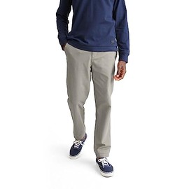 Dockers Men's Straight Fit Perfect Chino Pant, Porcelain Khaki, 34W x 32L