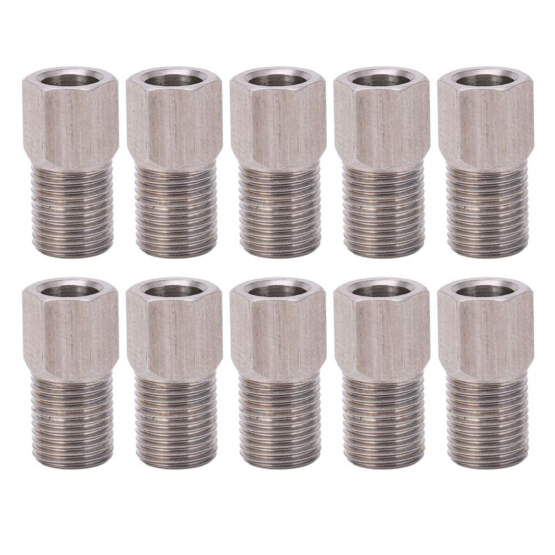 Stainless Steel Hydraulic Brake Hose Compression Nut 10pcs 8mm Screw