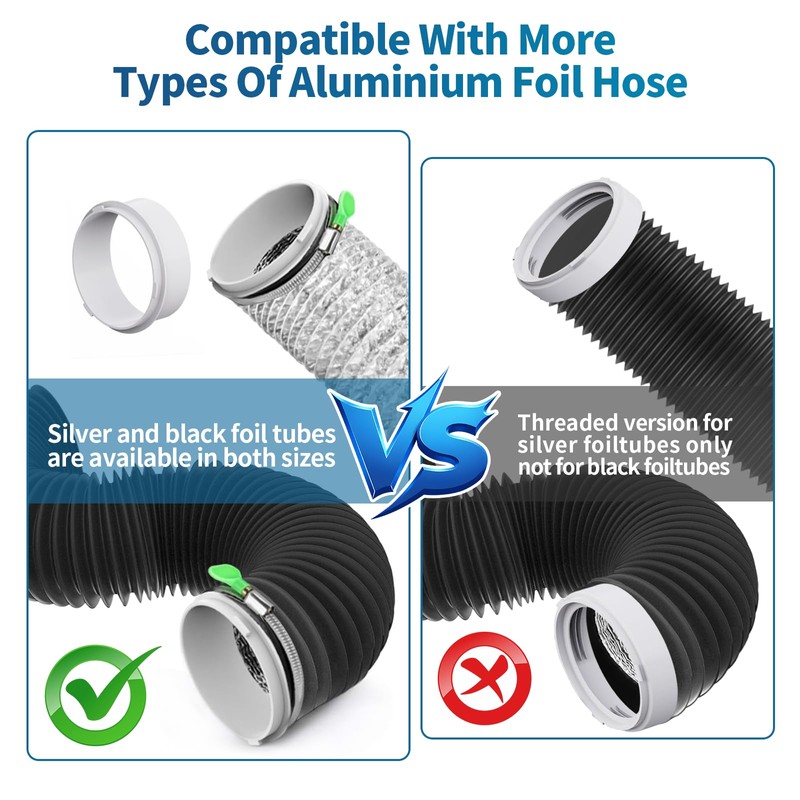 90 Degree Dryer Vent Connector Kit, Dryer Vent Elbow, Space