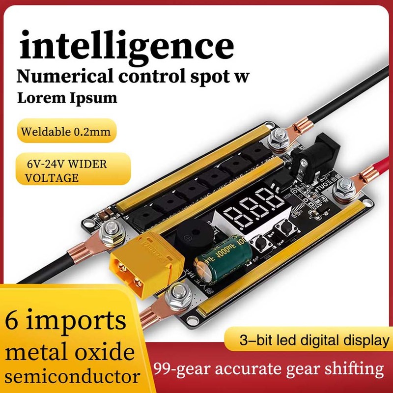99 Gears of Power Adjustable Mini Spots Welding Machine Control