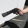 12-Inch Foam Decorative Revolver Prop – Realistic Replica with Textured