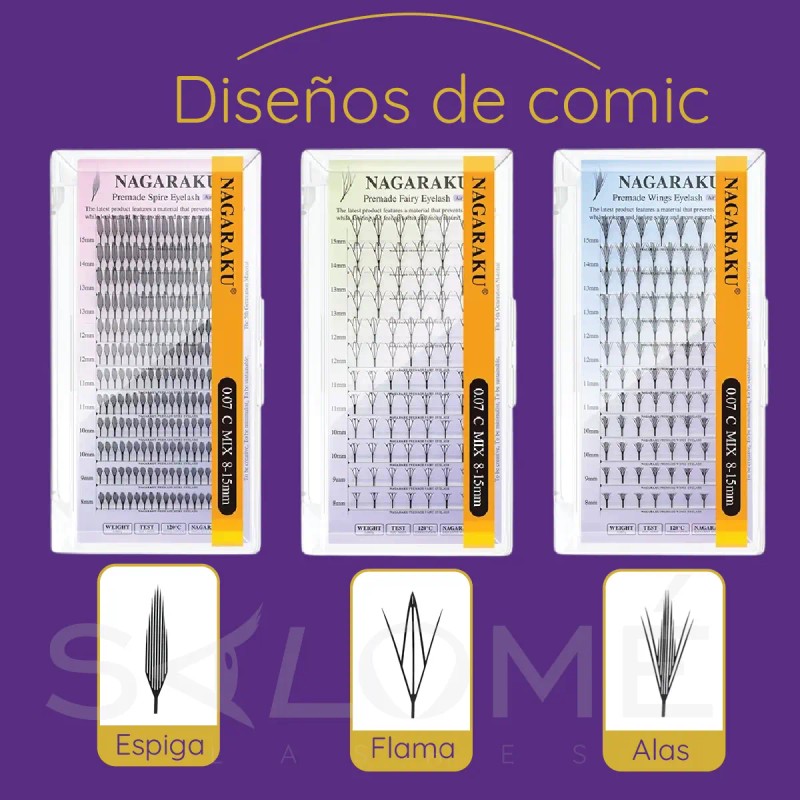Pestañas Nagaraku Comic En Espiga, Estilo Anime Spire