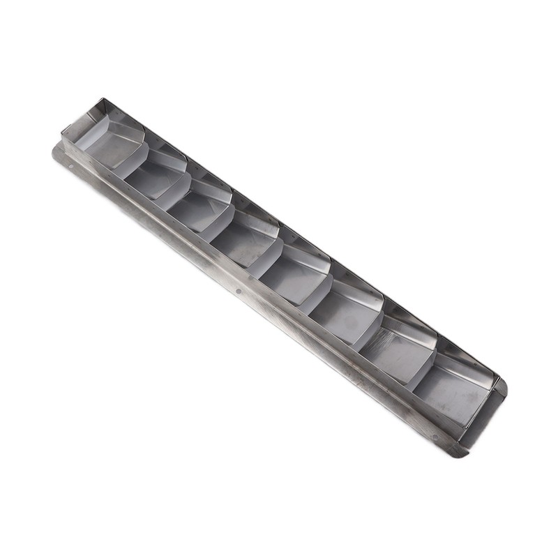 Marine Vent Grille Oblong Stainless Steel 8 Slots Grid Cover