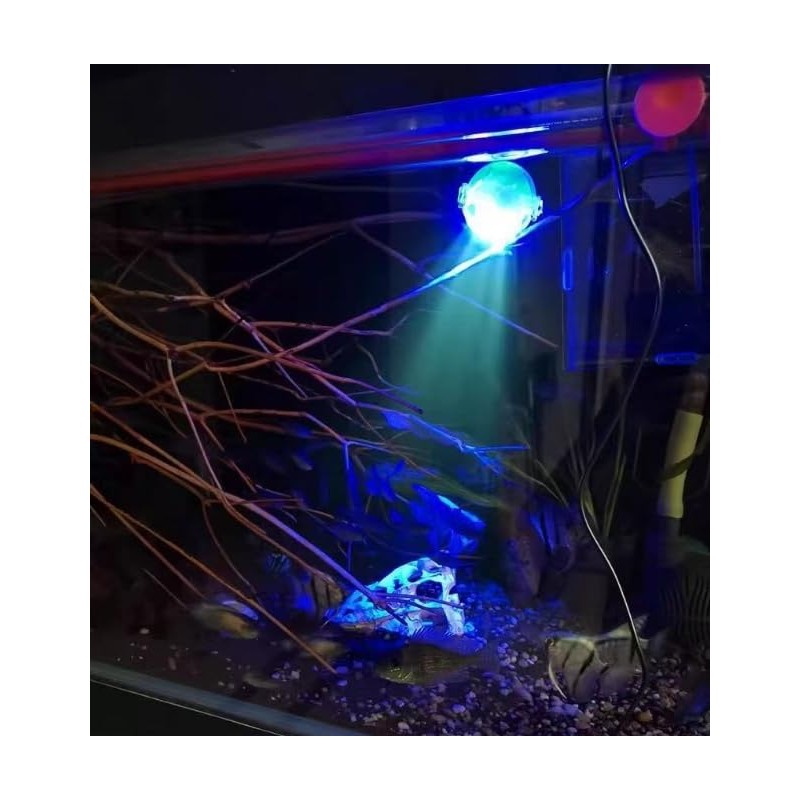 Aquarium LED Spotlight, Colour Changing, Submersible Waterproof USB Light with