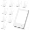 Transparent Table Stand, Pack of 10, Acrylic Book Stand, Multifunctional
