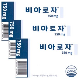 Viaroja 750mg x 60 tablets x 3 boxes, 3 month supply / 비아로자 750mg x 60정 x 3박스 3개월분