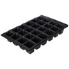 Kingfisher ST200A 33cm(13in) 5 Pack 24 Cell Seedling Tray, Transparent,