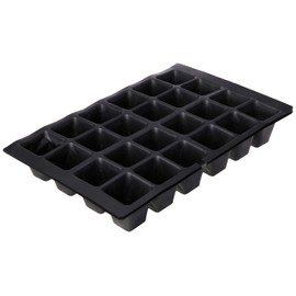 Kingfisher ST200A 33cm(13in) 5 Pack 24 Cell Seedling Tray, Transparent, One Size