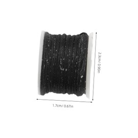 SEWACC 10 Rolls Flat Waxed Thread for Leather Sewing Durable Waxed String for DIY Crafts for Hand Stitching Wallets Bags and Accessories Each