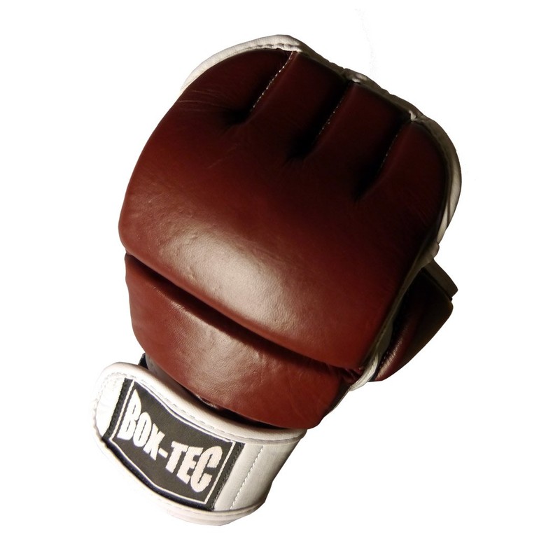 BOX-TEC Freefight Cuba Leather Boxing Gloves Brown