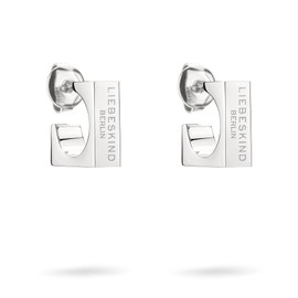 Liebeskind Berlin Creole Earrings 1.2 cm Stainless Steel, Stainless Steel, No Gemstone