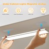 10 Pcs Under Cabinet Lights Magnetic Stickys Replacement (1.1×2.95in)