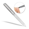 2 Packs Nail File, Stainless Steel Double Side Nail File