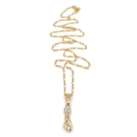 Power Fist Pendant Necklace for Women "18 Inches" Length Inspirational Jewelry