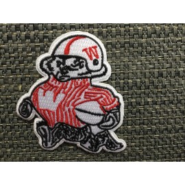Unbranded Wisconsin Badgers Vintage Embroidered Iron on Patch 3.25” X 3”