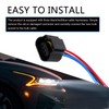 Downhill 2 PCS H13/9008 Female Socket Harness Connectors, Signal Light