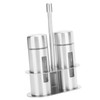 Stainless Steel Condiment Seasoning Container Pots Set with Spice Rack