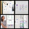 13 Piece Magnetic Refrigerator Whiteboard Set with Dry Erase Erasers,