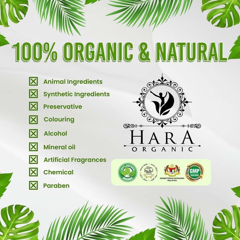 HARA ORGANIC FACE MASK & SCRUB (2 IN 1)