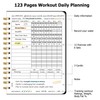 Workout Journal Fitness Planner for Women & Men, Undated Workout