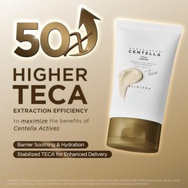 SKIN1004 Madagascar Centella TECA Cream, Korean Centella Face Moisturizer for Blemish-Prone Skin with TECA & PDRN, Cica Cream for Oil & pH Balance wit