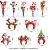 CINECE クリスマスカチューシャ スティックバルーン バルーンカチューシャ 手に風船を持つ Xmas 装飾 アルミホイルバルーン サンタクロース ヘラジカ