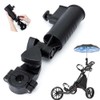 Umbrella Holder Adjustable Clamp Stand Universal Black Cart Umbrella Holder