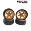 VICRAZZE 65mm Rubber Tires Flat Running Tire Plastic Wheel Carnival