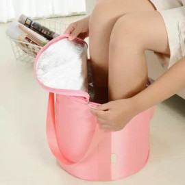 접이식 족욕 접이식족욕바구니 (30x30cm) 핑크 Foldable Foot Bath Foldable Foot Soak Basin (30x30cm) Pink