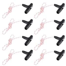 TopHomer Recoil Starter Rope Pull Cord Starter Handle for Lawn Mower Chainsaw Trimmer Edger Brush Cutter Engine Parts(8PCS)