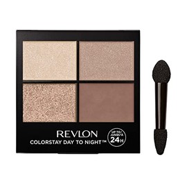 Revlon - Sombra de ojos cuádruple Colorstay de 16 horas, adictiva, 0.16 onzas