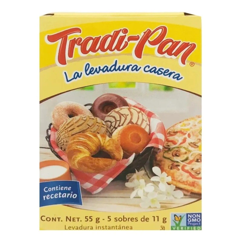 Levadura Casera Tradipan C/5 Sobres 11 G