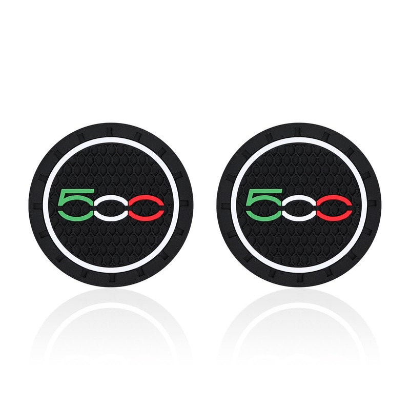 2PCS Car Coaster cup holder Compatible with FIAT 500 500E