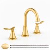 Bathroom Sink Faucet 2 Handle 8 Inch Widespread Deck Mounted