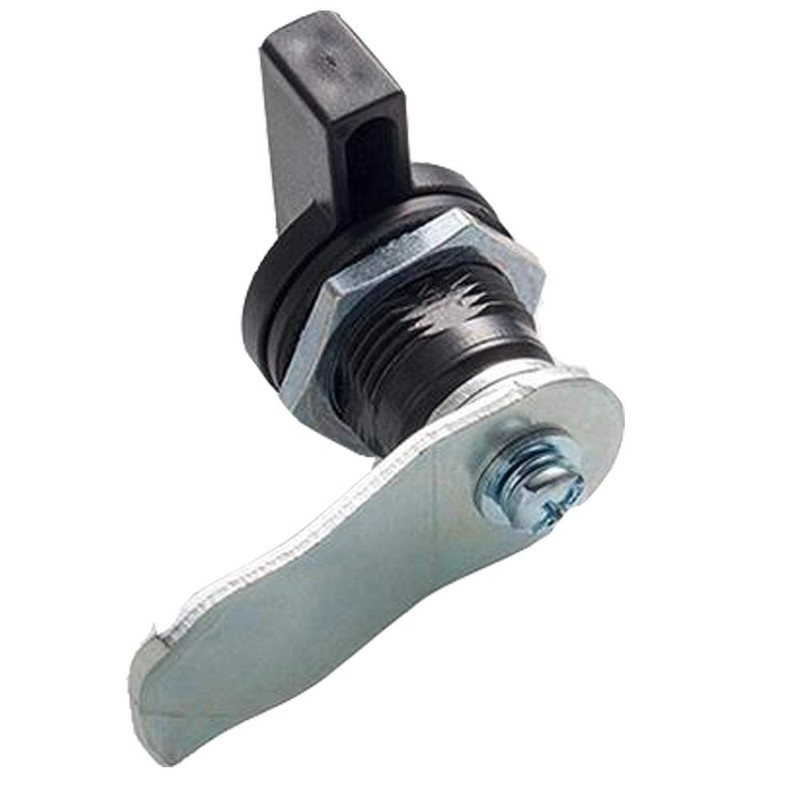 WJSKDQ 2PCS Thumb Operated Offset Thumb Cam Lock Black Cam