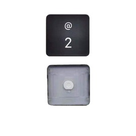 Replacement Individual Number 2 Key Cap and Hinges are Applicable for MacBook Pro 13/16inch Model A1989 A1990 and for MacBook Air Model A1932 Keyboard to Replace The 2 Keycap and Hinge