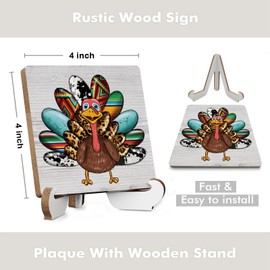 Fun Pumpkin Sign Autumn Thanksgiving Fall Decor Rustic Wooden Desk Decor Funny Fall Quotes for Home Farmhouse Kitchen Shelf Table Centerpieces Seasonal Harvest Decoration Plaque with Wood Stand