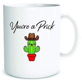 Funny Rude Mugs You're A Prick Husband Boyfriend Birthday Gift Friend Joke Valentine's Christmas Present Funny Secret Santa Gift Work Colleague Office Banter WSDMUG1757