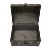 Wooden Treasure Chest Boxes Hand Crafted Vintage Wooden Box with