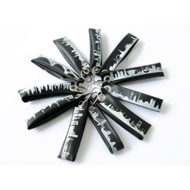 44spaces Keyring Düsseldorf Upycling Bicycle Inner Tube Gift Idea Men Recycled Material Vegan