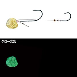 Gamakatsu 19-410 Luxe Sakura Phantom Sea Bream Tenya Plug-in TG 1.3 oz (38 g) (No. 10) #10 Full Glow