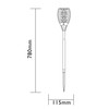 Luxform Lighting Art Deco Solar LED Torch Light