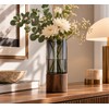 Glass Decorative Vase for Home Décor – Simple Retro Design
