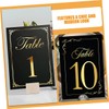 MAGICLULU 1set Wedding Table Numbers Cards Double Sided Place Card