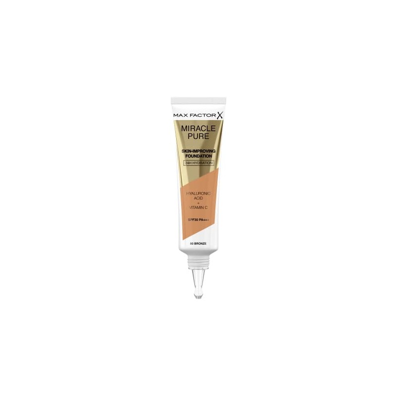 Max Factor Miracle Pure Skin Improving Foundation Colour 80 Bronze,