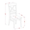 East West Furniture QUC WHI W Quincy dining room chairs